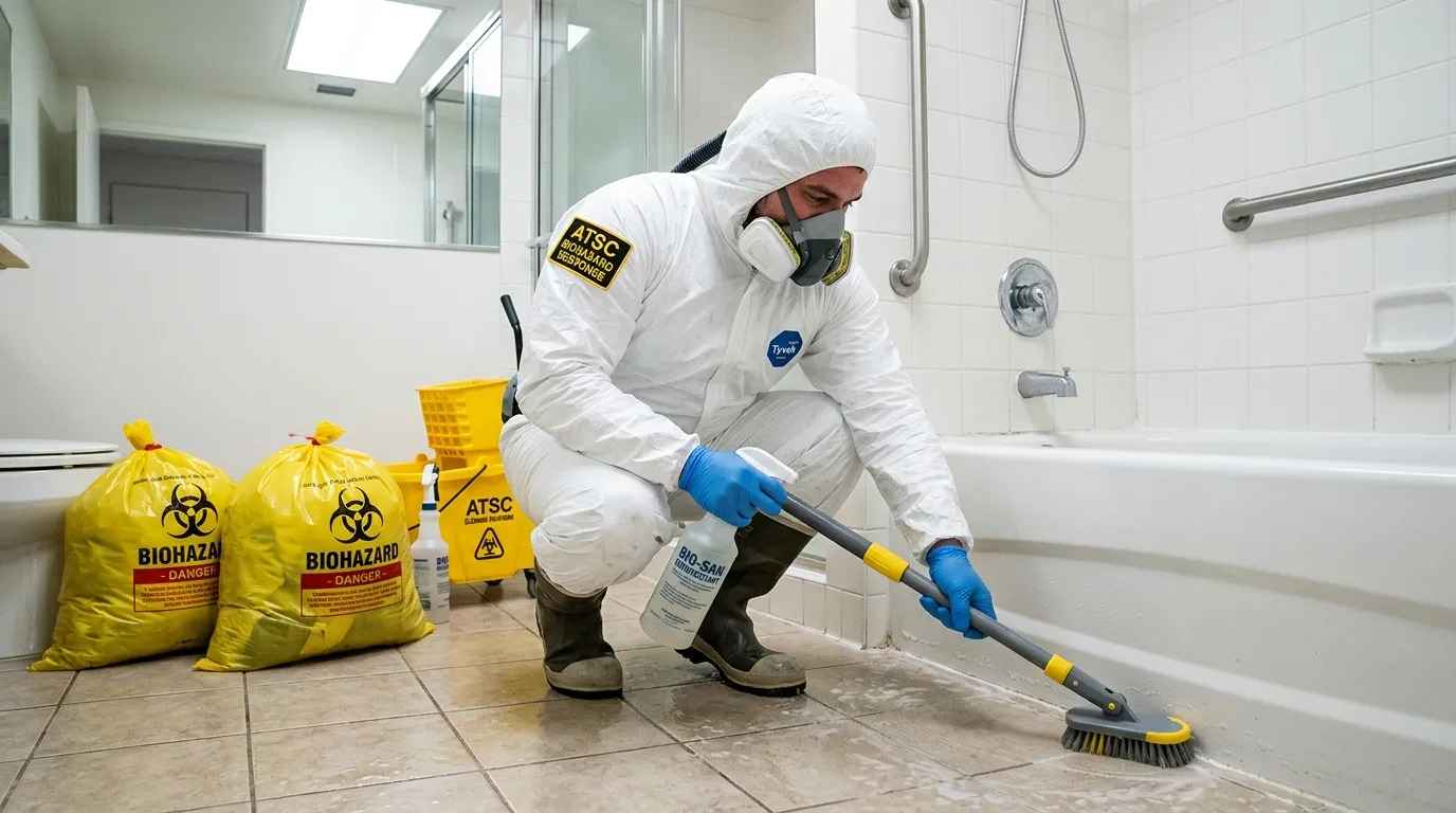 Decontamination equipment deployed for Blood Cleanup in Southbridge